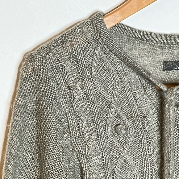 𝅺PRANA Shelby Wool Blend Poncho Fringe Sweater Size Small - Picture 11 of 11